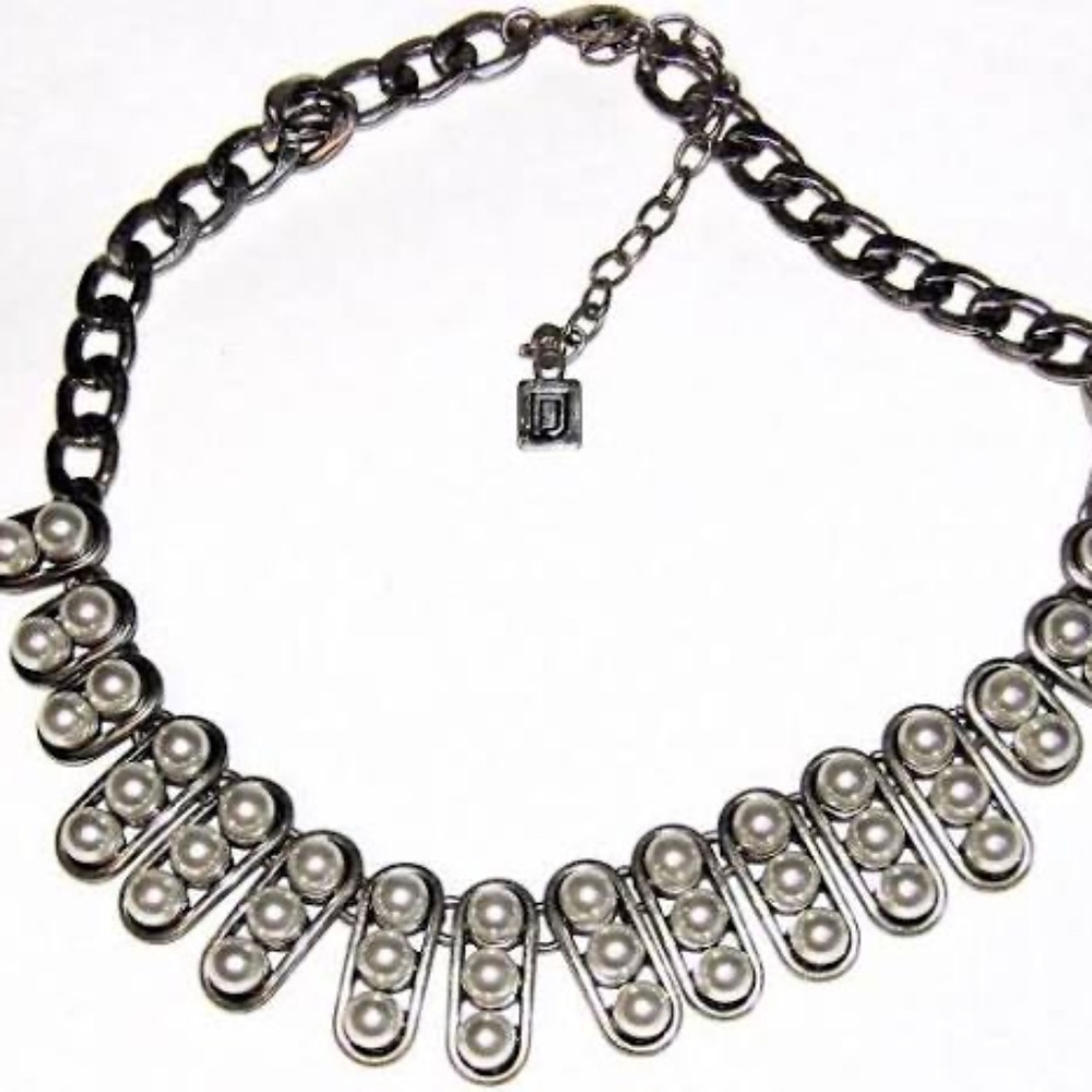Dannijo Pearl Collar Necklace